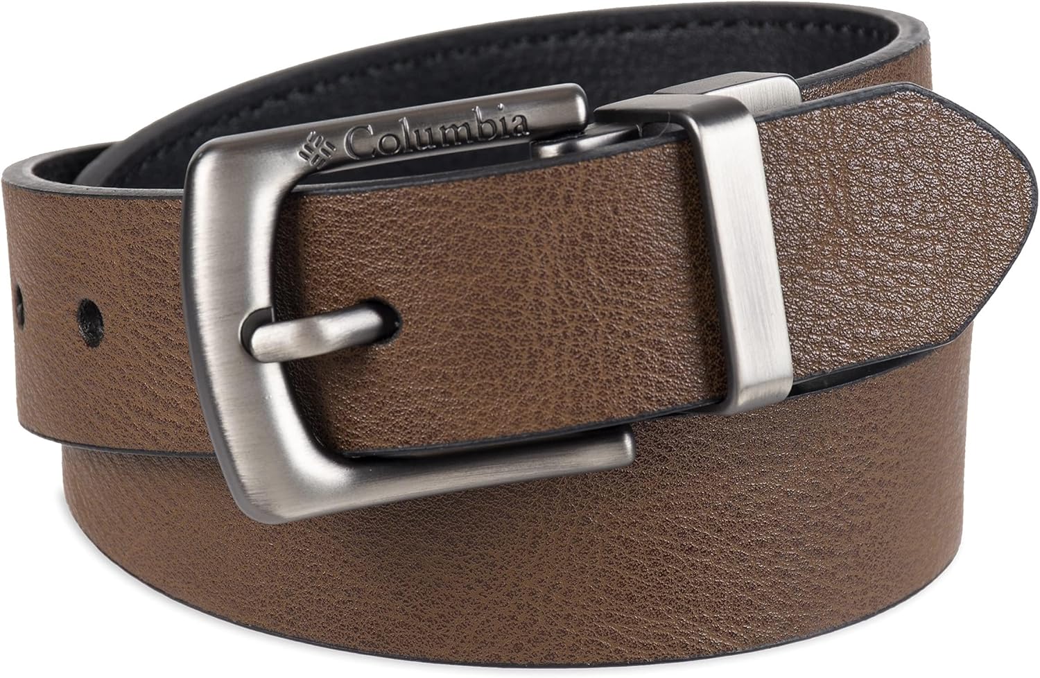 Columbia Boy's 2-in-1 Reversible Belt - Classic Strap for School, Casual & Dress Wear