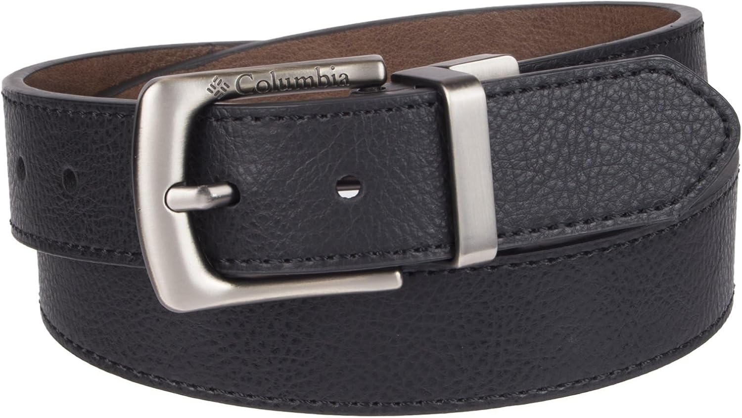 Alternative view of Columbia Boy's 2-in-1 Reversible Belt - Classic Strap for School, Casual & Dress Wear