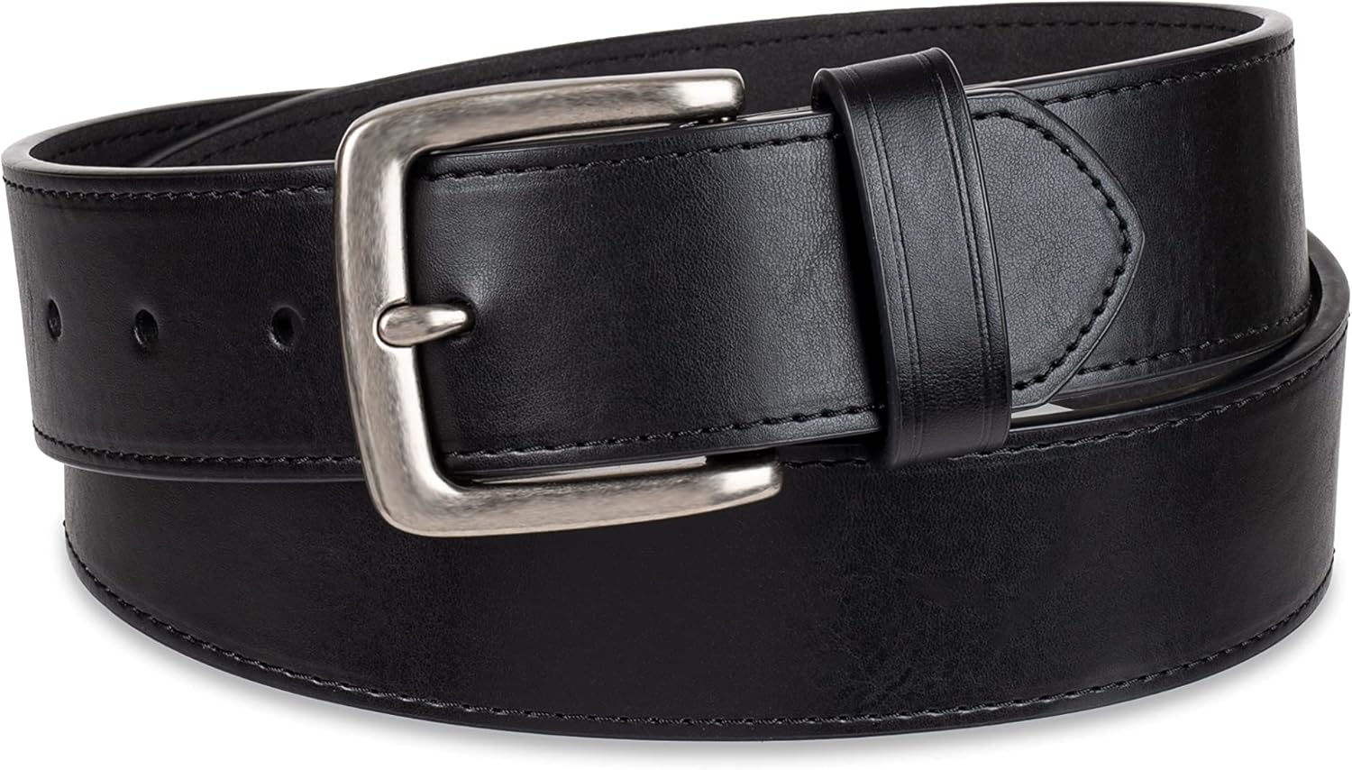 Amazon Essentials Men's Raw Edge Jeans Belt