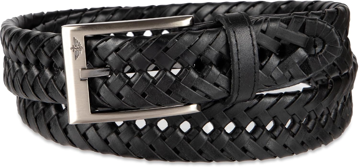 DOCKERS mens Braided Belt