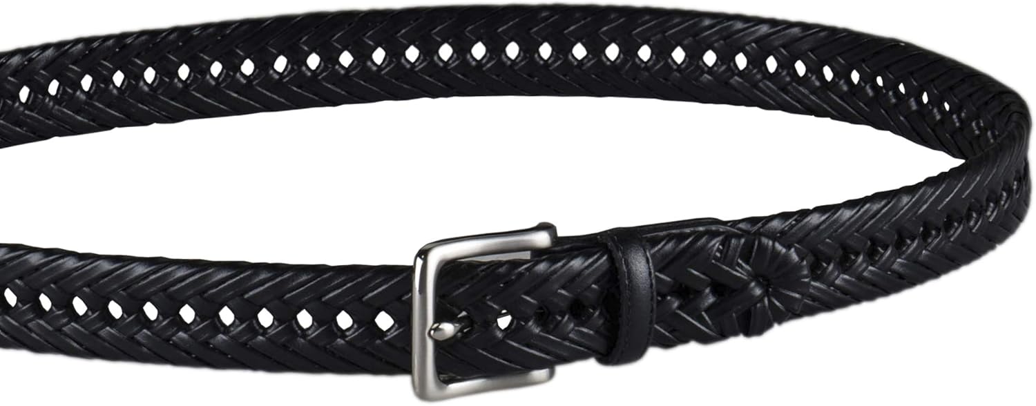 Alternative view of Tommy Hilfiger Men's Fully Adjustable Leather Braided Belt for Jeans, Khakis or Dress Pants