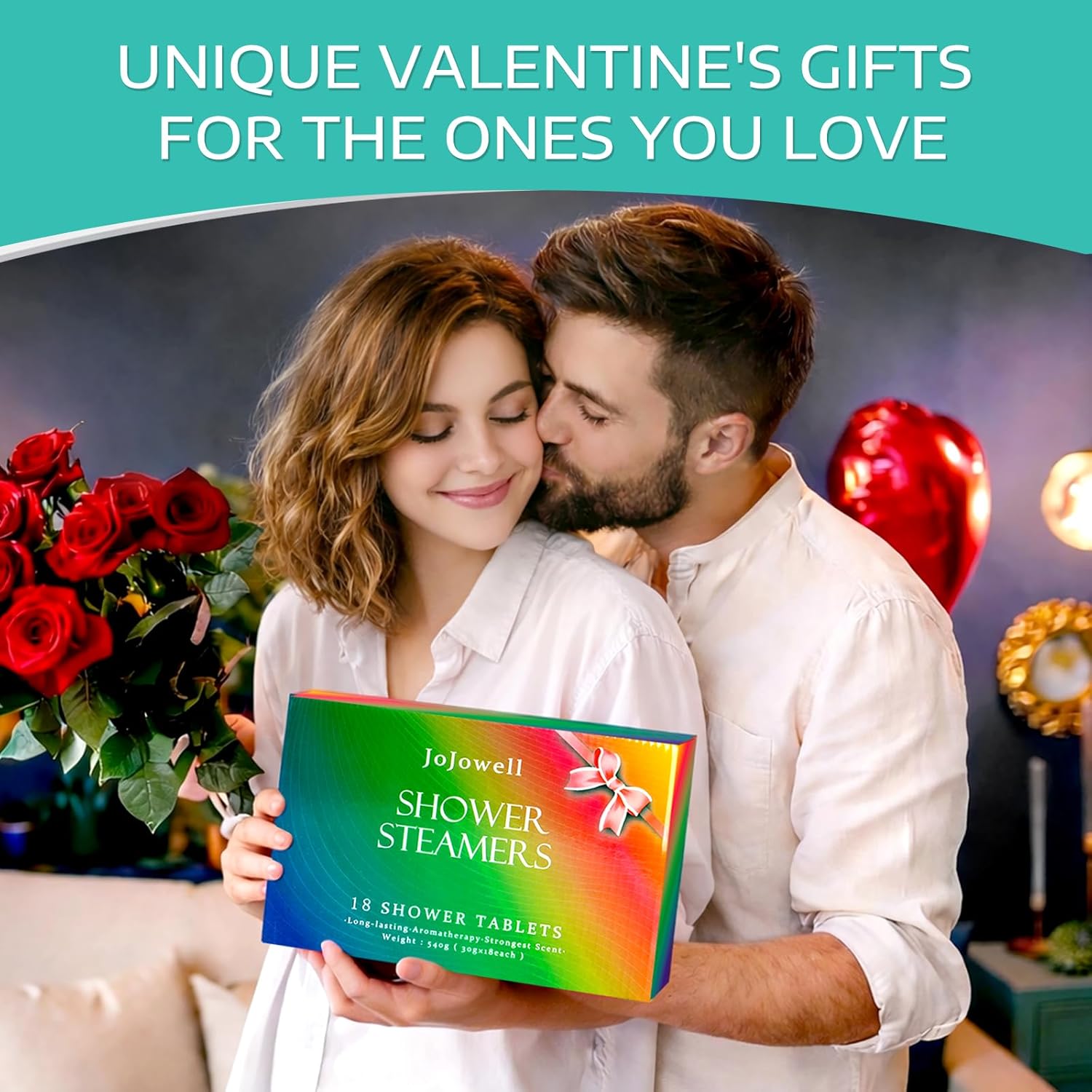 JoJowell Shower Steamers Aromatherapy - 18 Pack Birthday Gifts for Women, Self Care, Valentines Day Gifts for Her Him Women Men Mom Wife Teens, Galentines Gift Set Relaxation Home SPA