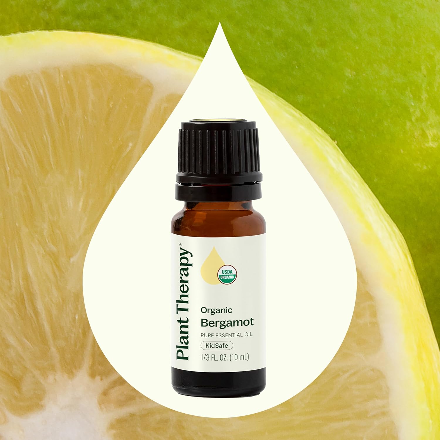 Alternative view of Plant Therapy Organic Bergamot Essential Oil 10 mL (1/3 oz) 100% Pure, Undiluted, Therapeutic Grade