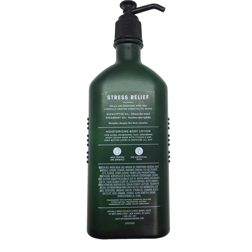 Alternative view of Bath & Body Works Aromatherapy Stress Relief - Eucalyptus-Spearmint Unisex Body Lotion 6.5 oz