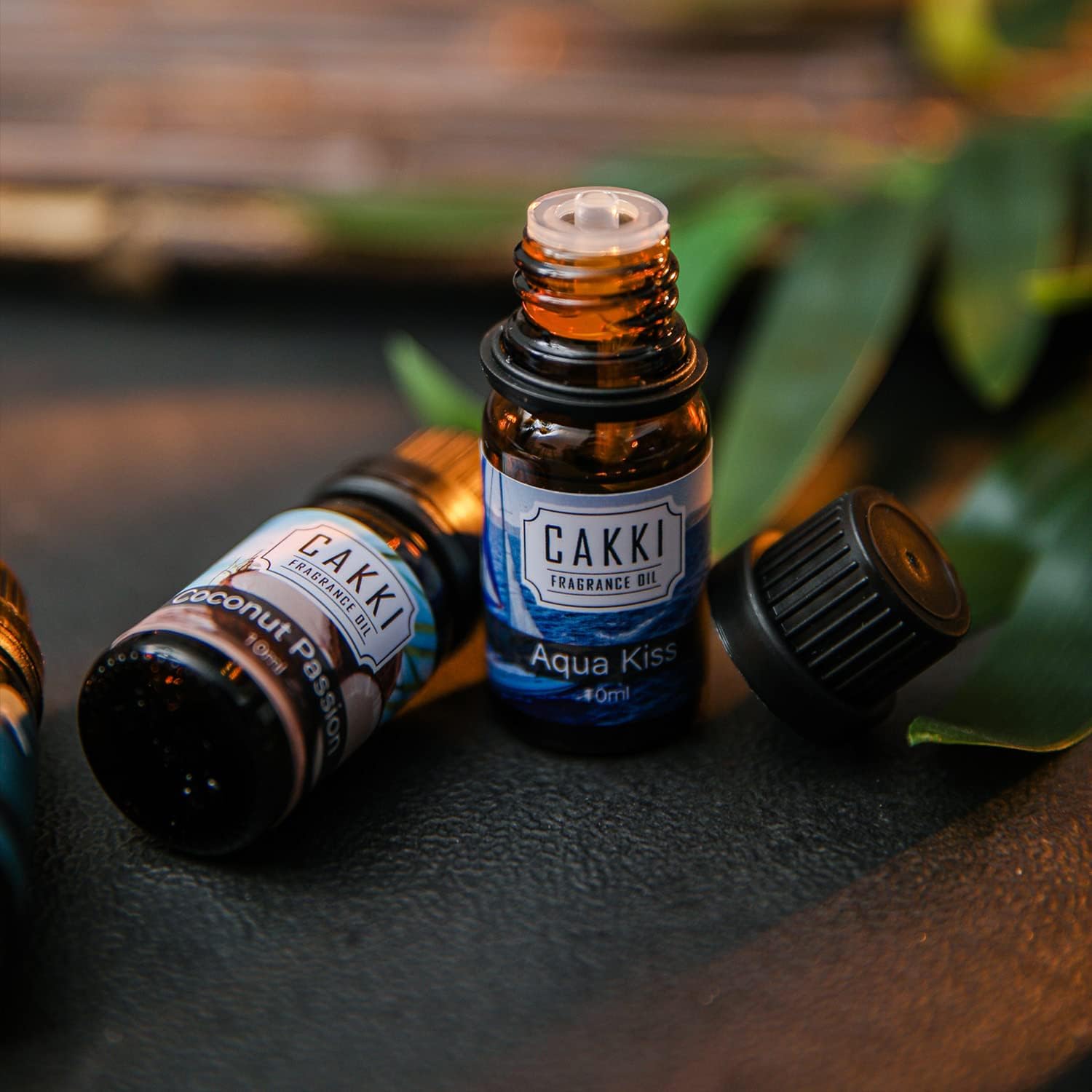 Alternative view of Summer Essential Oils for Diffusers for Home, CAKKI Fragrance Oils Set, 6X10ml with Coconut Passion, Plumeria, Pina Colada, Aqua Kiss, Bali Island, Strawberry, Aromatherapy Oils, for Candles Making