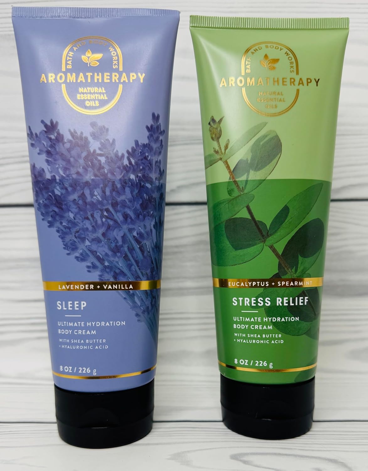 Alternative view of Bath & Body Works Aromatherapy Eucalyptus Spearmint and Lavender Vanilla Ultimate Hydration Body Cream 8 Ounces Pack of 2