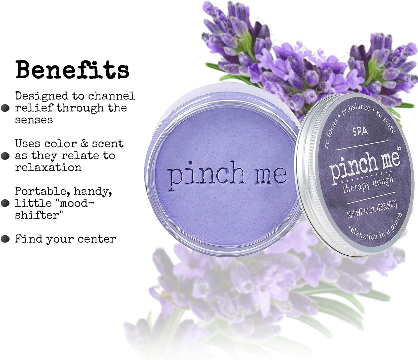 Alternative view of Pinch Me Therapy Dough - Holistic Aromatherapy Stress Relieving Putty - 10 Ounce Spa Scent