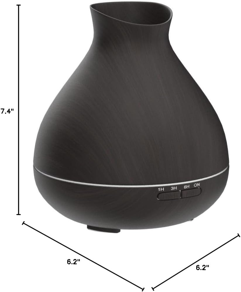 Alternative view of BZseed Aromatherapy Essential Oil Diffuser, 550ml Ultrasonic Fragrant Oil Large Room Humidifier, Diffusers for Home with Timer and Waterless Auto-Off, 7 Color LED Lights,Cool Mist Humidifiers