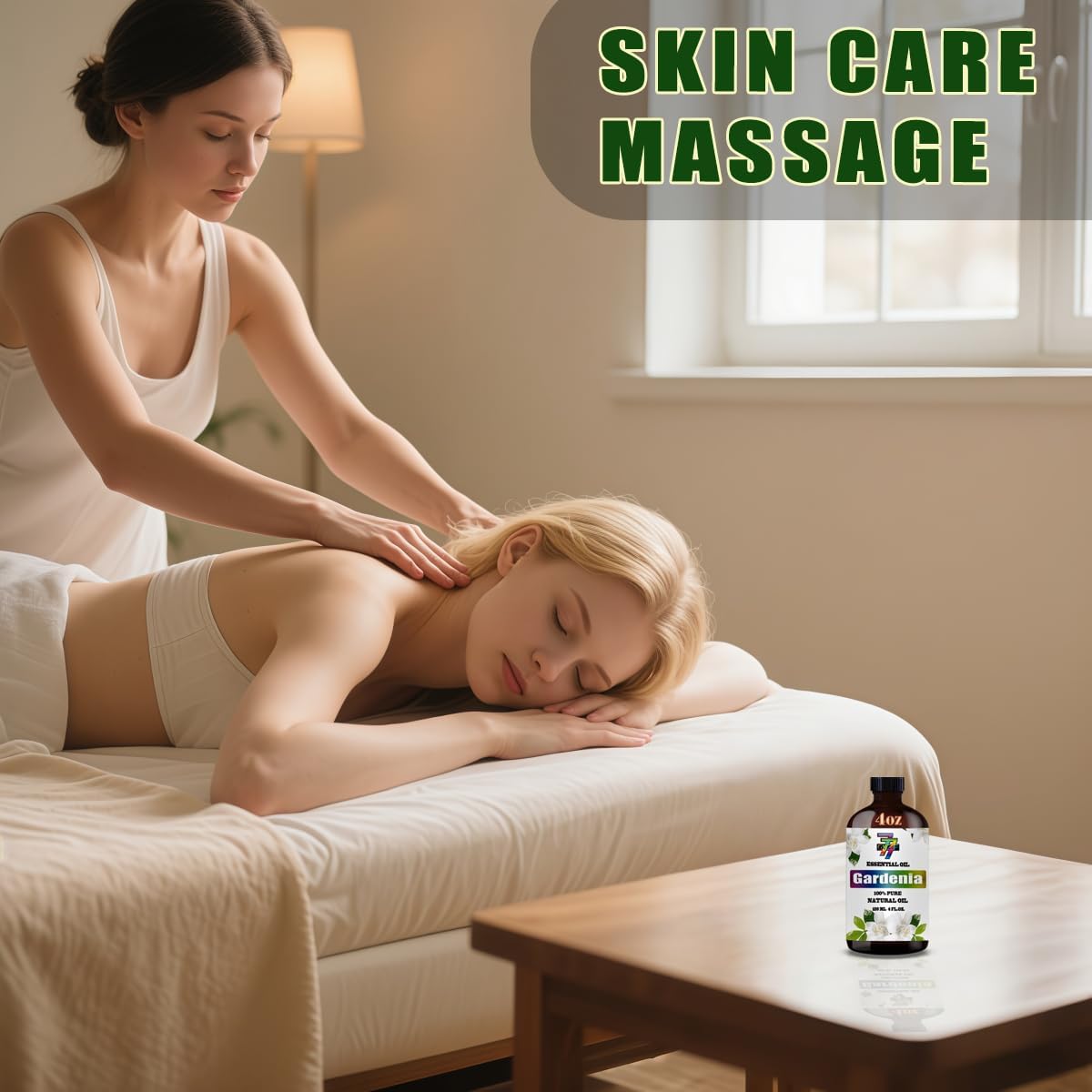 Alternative view of Gardenia Essential Oil (4 oz/120 ml) u2014 Gardenia Oils for Aromatherapy, diffusers, humidifiers, Home fragrances, DIY Skin Care, Soap Making, DIY Candle, Yoga, and Meditation