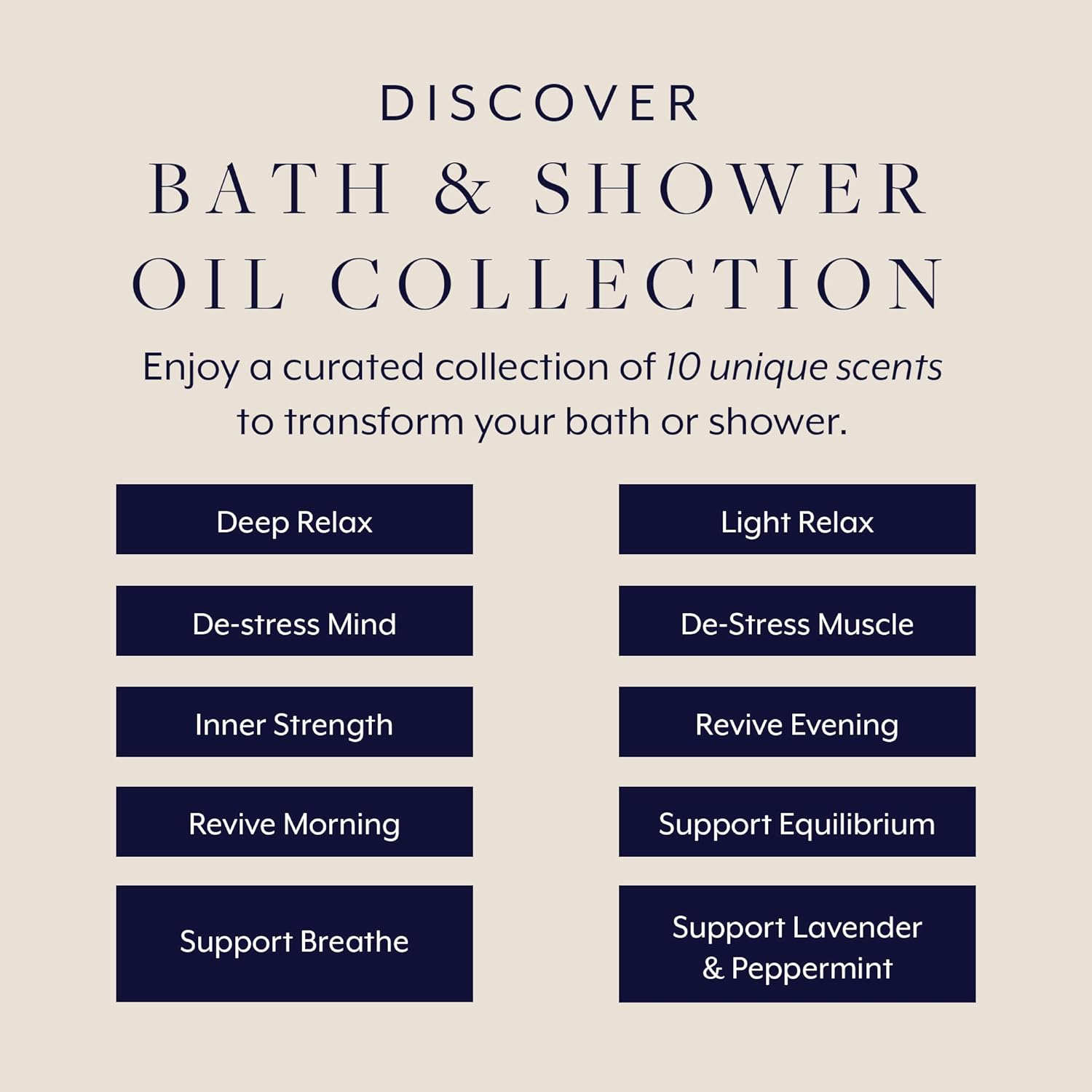 Aromatherapy Associates Essential Oil Blends u2013 Luxury Shower and Body Oils for Dry Skin, Daily Aromatherapy Care for Men & Women, 10-Pack (0.10 fl oz Each) in Decorative Gift Box