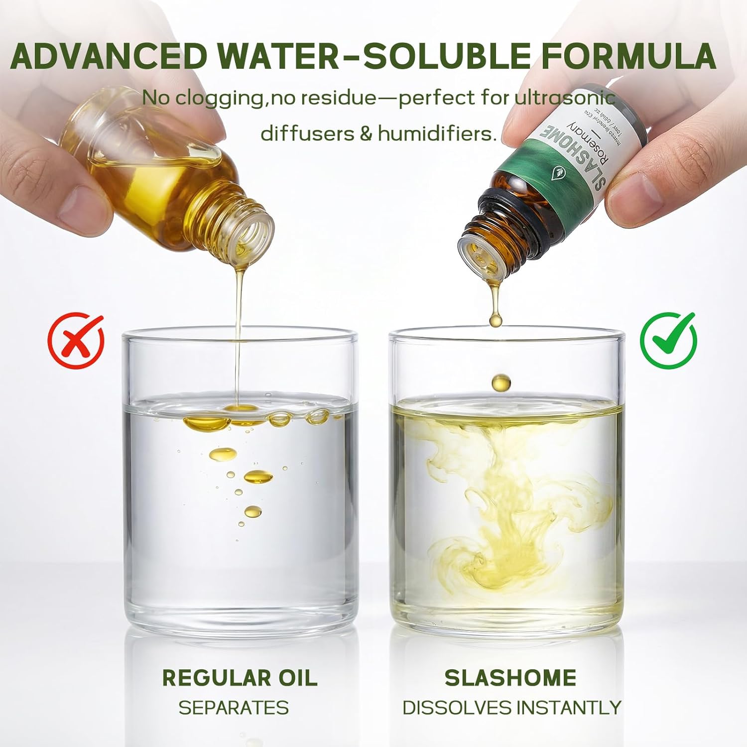 Alternative view of Essential Oils for Diffusers for Home u201312 x 10ml Water Soluble Aromatherapy Oils with Wood Box, Natural Scented Oils for Home, Spa, Car & Gifts - Lavender, Peppermint, Sweet Orange, Tea Tree & More