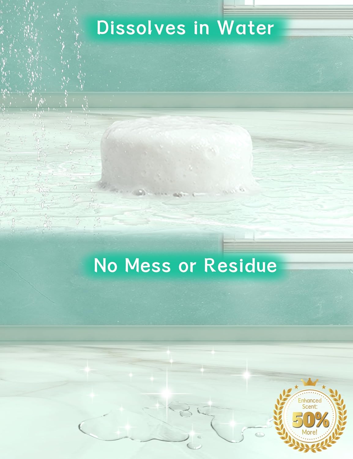 SEONNIX Shower Steamers Aromatherapy 15 Pack, Menthol & Eucalyptus Shower Bombs with Natural Essential Oils, Quick Relief Nasal Congestion, Relaxation & Self Care Gifts for Women & Men