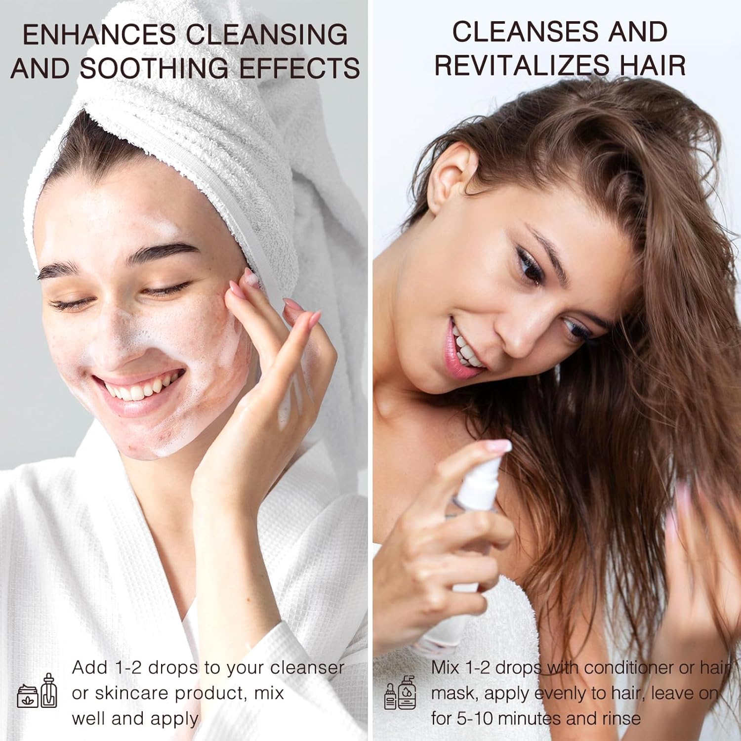 Alternative view of MUNUSNA Eucalyptus Essential Oil, Premium Grade Pure Eucalyptus Oils 100ML, 100% Natural Aromatherapy Essential Oil for Shower, Hair, Skin, Diffuser, Massage, Candle, Soap, Bath Bombs Making