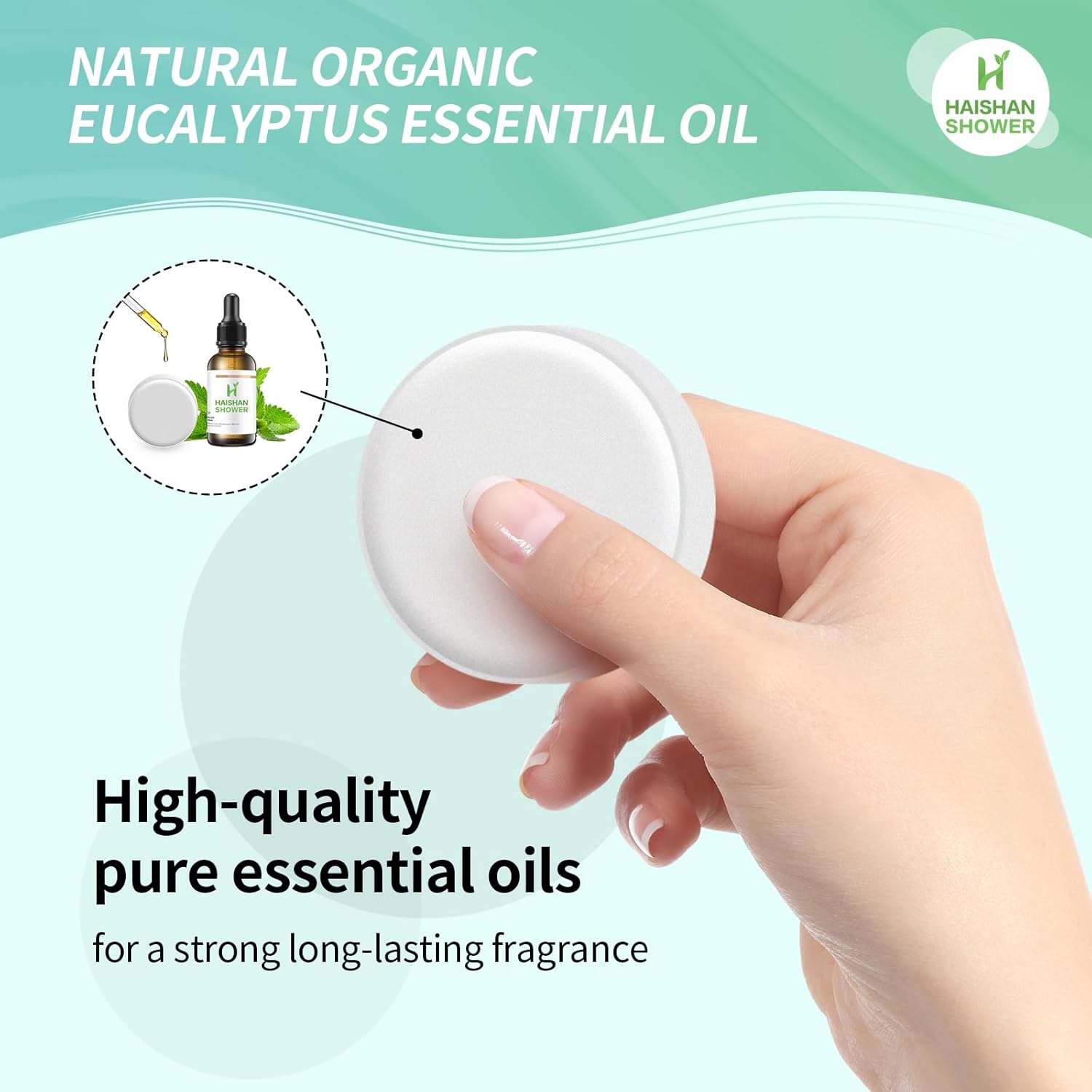 Alternative view of Shower Steamers Aromatherapy Valentines Day Gifts for Her & Him, Organic Eucalyptus & Mint Essential Oil, 5-Pack Shower Bombs Birthday Gifts for Women & Men, Gifts for Wife Coworkers Girlfriend