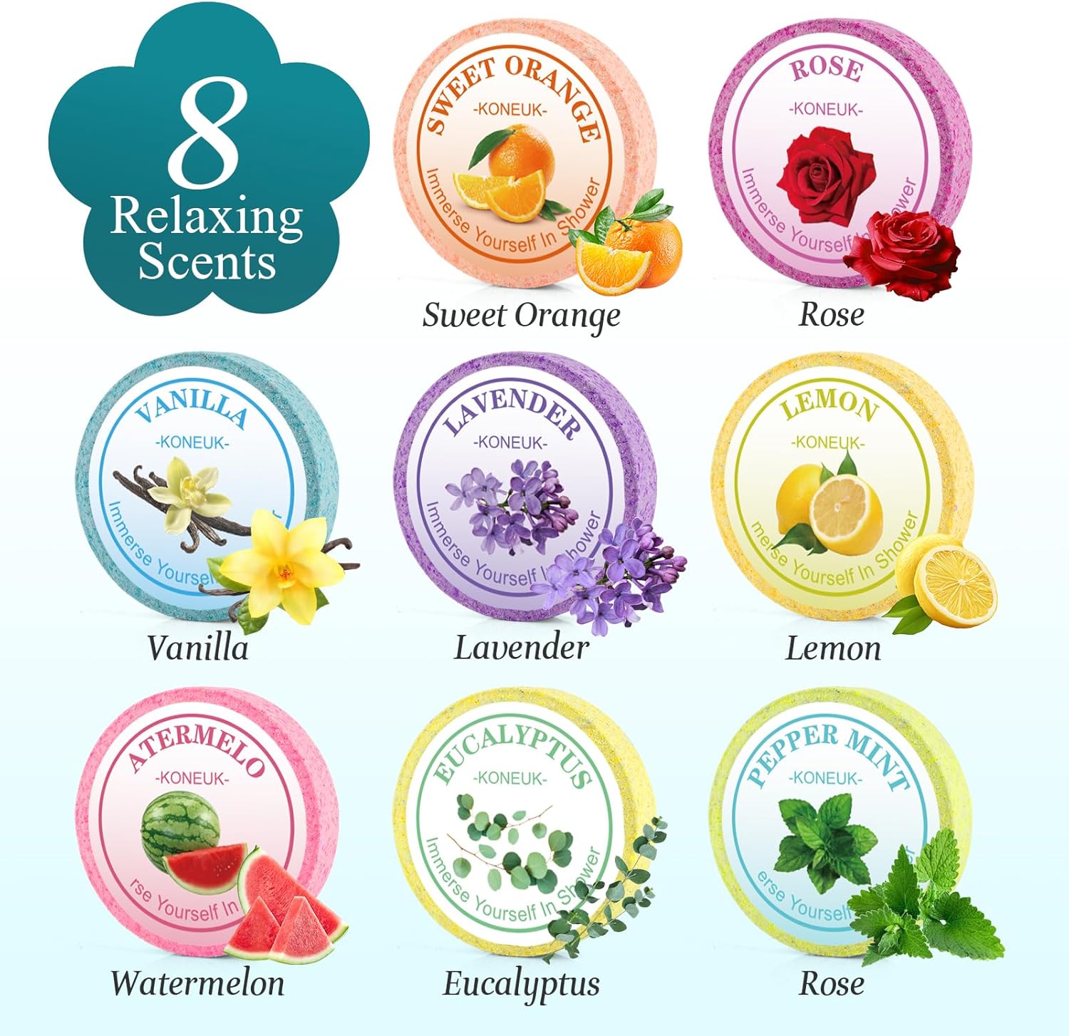 Alternative view of 32 Pack Shower Steamers Aromatherapy Gifts for Women and Men, Bulk Shower Bombs with Essential Oils, Self Care, Spa Gifts, Birthday Gifts, Stocking Stuffers and Christmas Gifts