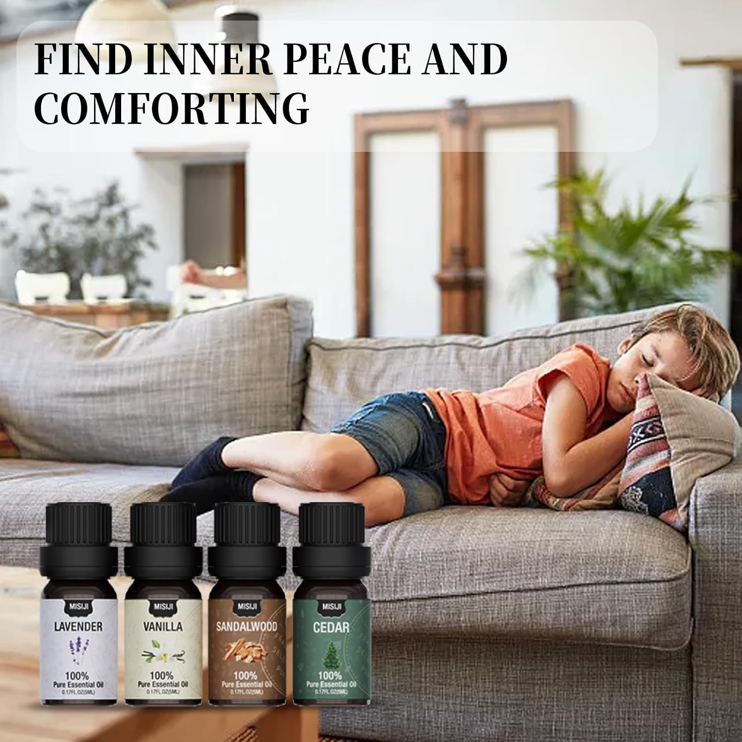 Alternative view of MISIJI Essential Oils Set Top 12 Aromatherapy-Essential Oils for Diffuser for Home,Air Freshening Diffuser Oils Scents for Aromatherapy,Laundry,Candle&Soap Making,Humidifiers 12 X 5ML