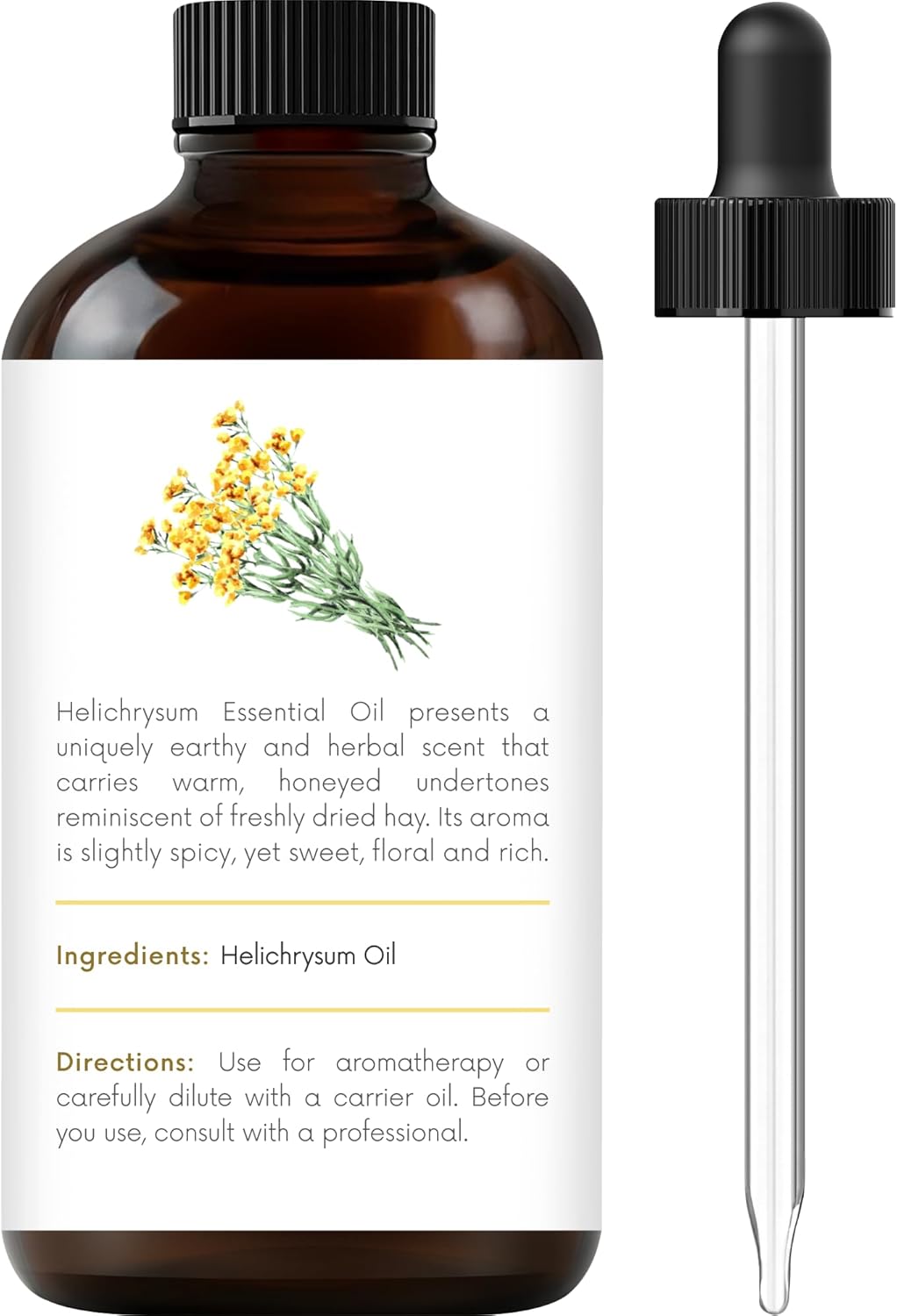 Handcraft Blends Helichrysum Essential Oil u2013 1 Fl Oz u2013 100% Pure and Natural u2013 Premium Grade Essential Oil for Diffuser and Aromatherapy, Skin, Massage, Candle and Soap Making Fragrance