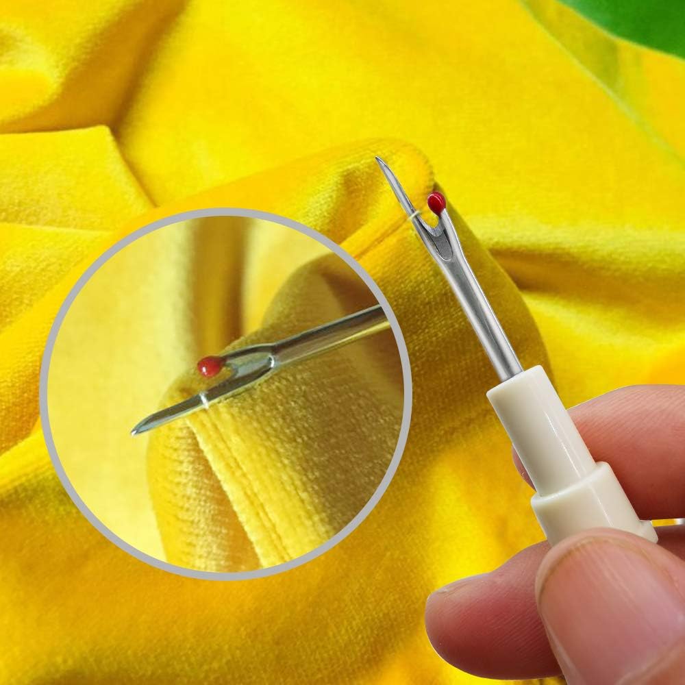 Alternative view of 2PCS Seam Rippers, Sharp Sewing Seam Thread Remover Stitch Unpicker with Ergonomic Handles for Needle Work Patterns and Sewing Clothes