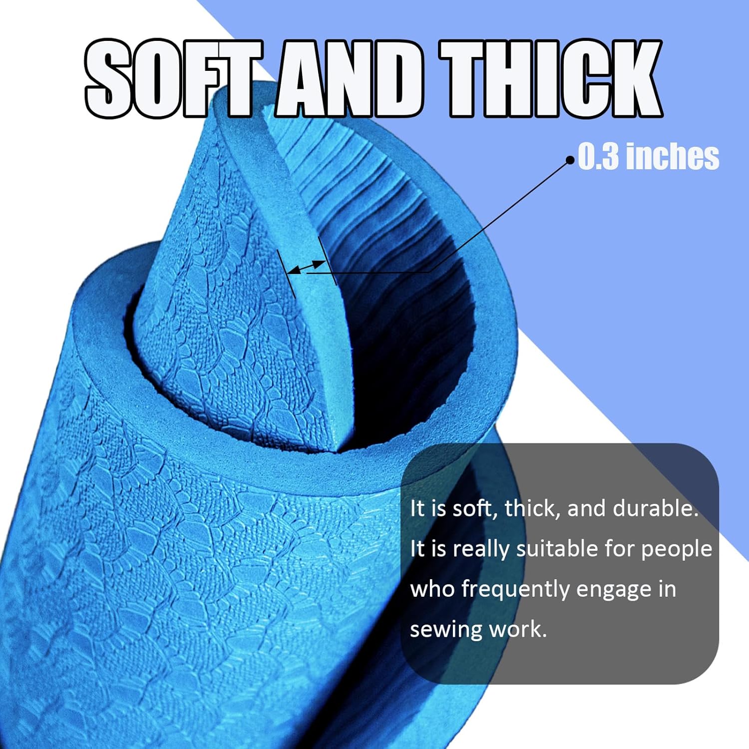 Alternative view of JINUPHION Sewing Machine Pedal Mat, No Slip Mat for Sewing Machine Foot Pedal, Waterproof Easy to Clean, Quilting Supplies Accessories (1pcs)