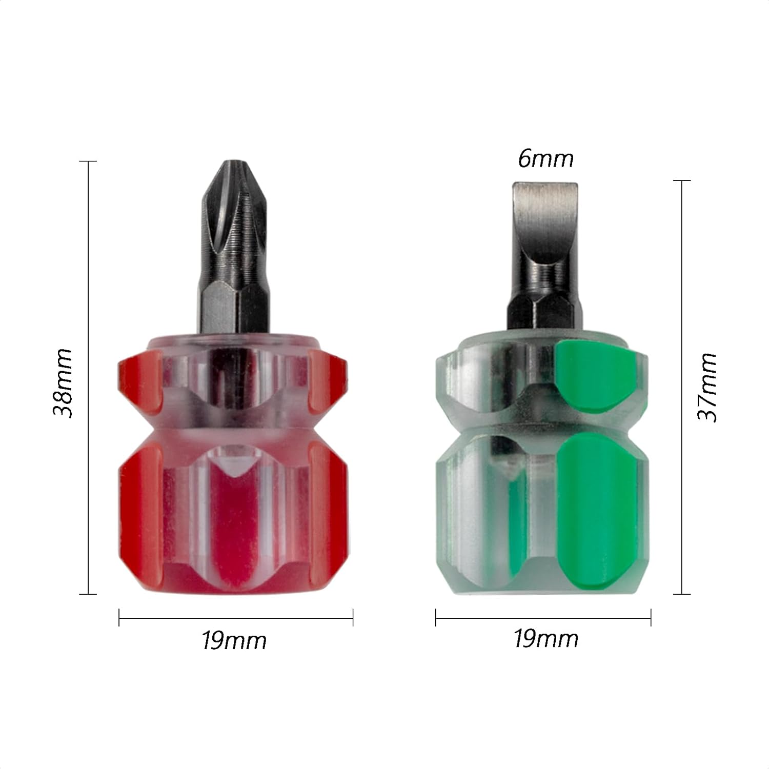 2-Piece Sewing Machine Dedicated Flat and Stubby Screwdriver Set Mini Stubby Tools Sewing Notions