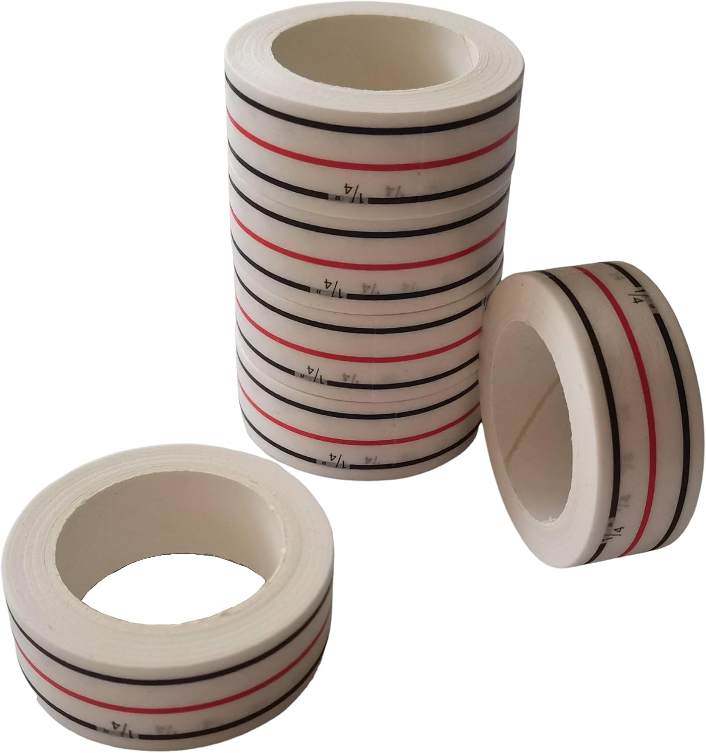 Alternative view of HONEYSEW 1/4" Seam Diagonal Seam Tapes 10Yard Each Roll Sewing Basting Tape for Stitching Straight Diagonal Seams Instruction Tool Seamingly Accurate Seam Guide for Sewing Machines (2)