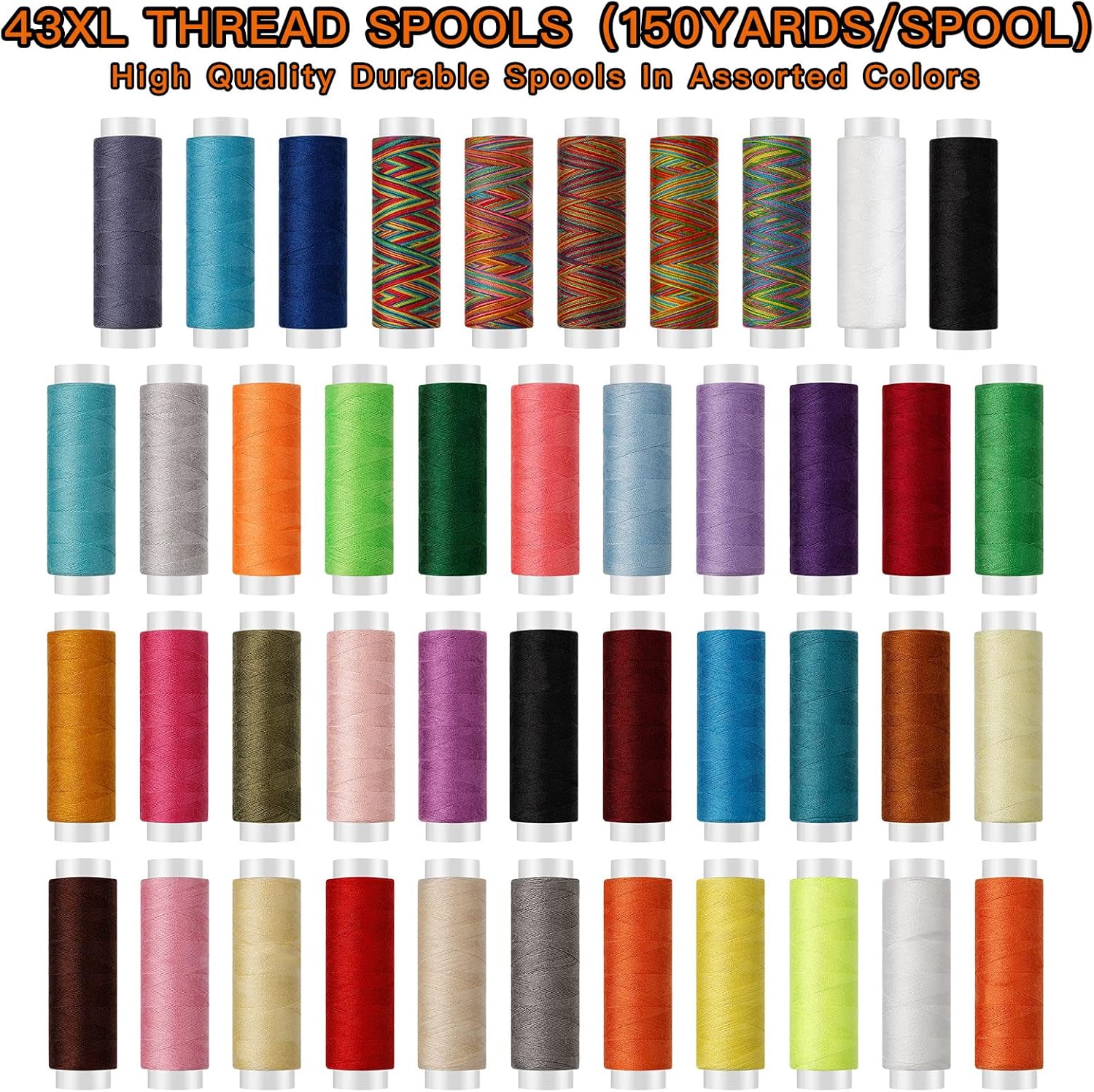 Alternative view of Sewing Kit for Adults,Maxfanay Needle and Thread Kit for Sewing,Professional Sewing Supplies Accessories with Tailor Scissors,43XL Thread,30 Needles,Yarn Snips and More for Travel Home Beginners