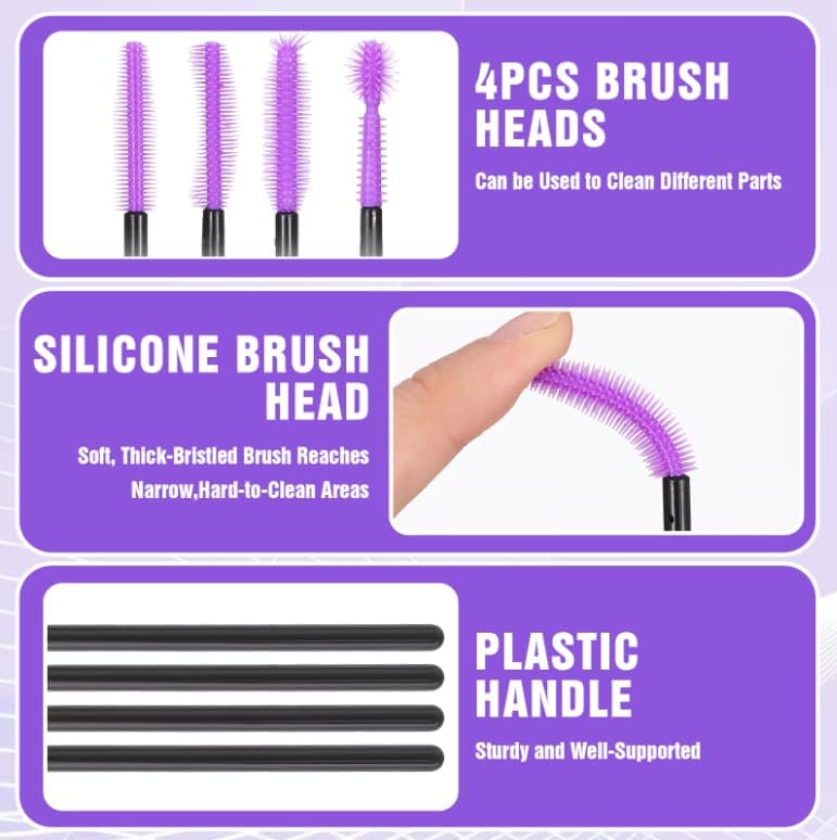 Alternative view of 28 Pcs Sewing Machine Cleaning Brushes, 4 Styles Essential Sewing Notions, Reusable Cleaning Kit for Machine Gaps, Computer Keyboards, Sewings Accessories for Quilting Supplies, Sewings Tools