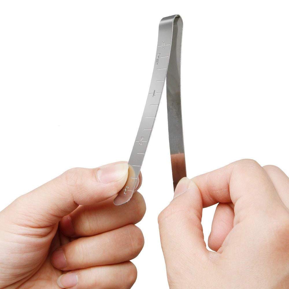 Alternative view of Sewing Clips Set of 20 Stainless Steel Hemming Clips 3 Inches Measurement Ruler