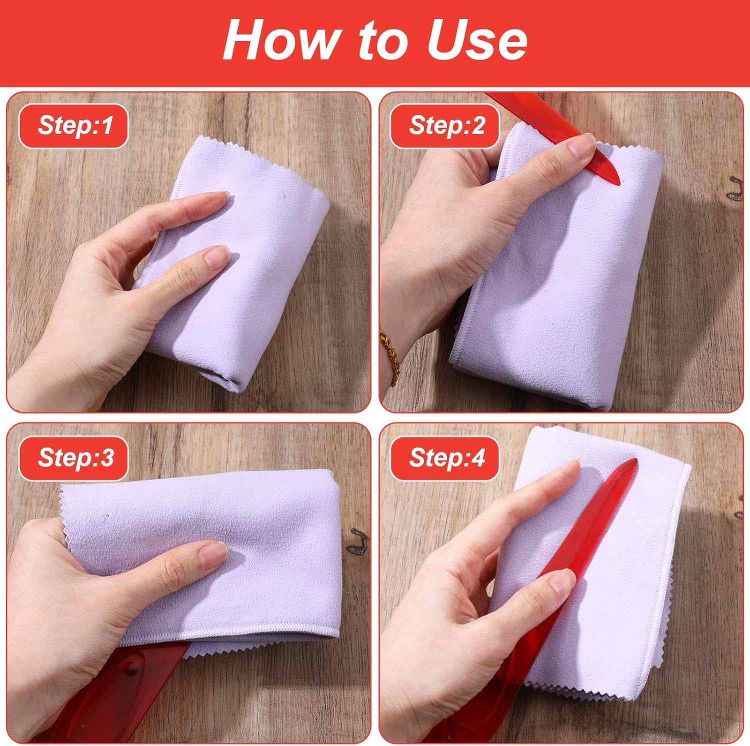 Alternative view of 3 Pcs Point Turner Sewing Tool - Point Turner Seam Creaser Tool for Sewing Turning Tools & Sewings Mark Turners - Essential Sewings Notions & Supplies(Red, White, Black)