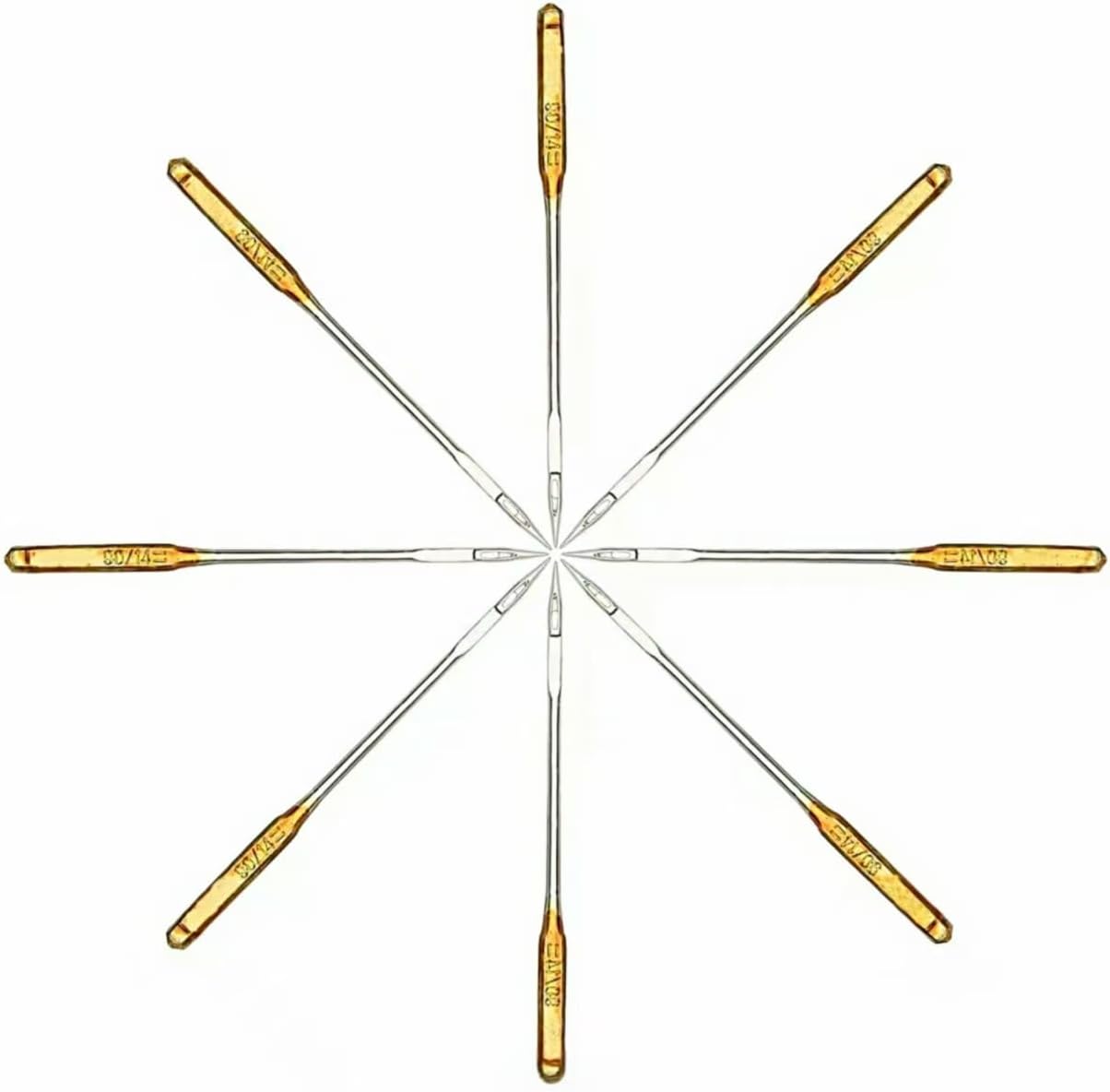 10Pcs Sewing Machine Needles,Big Eye Sewing Machine Home Sewing Machine Needles Sewing Macine Size 14/16/18 (Size 16) Sewing Notions and Supplies