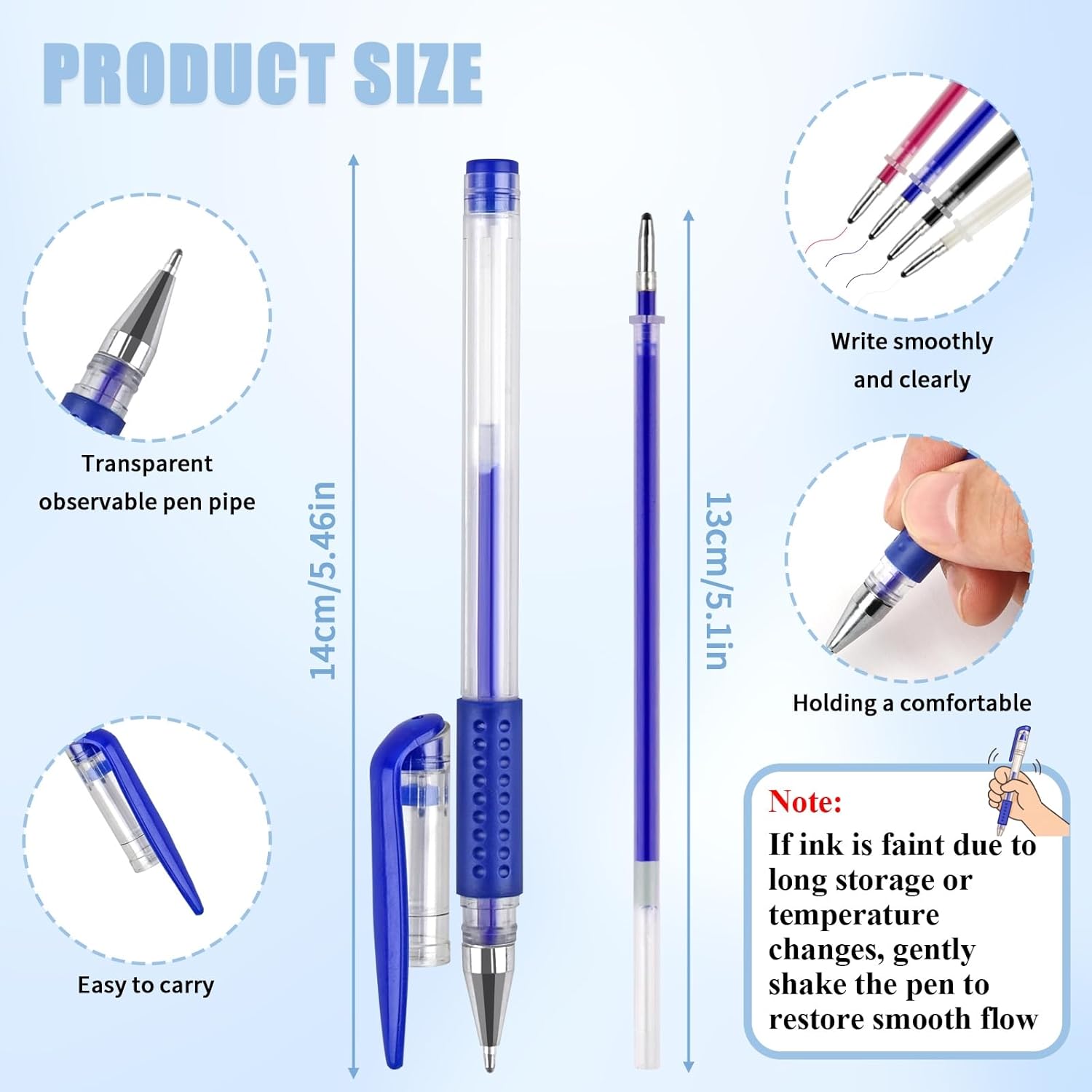 COIDEA 8 Pcs Heat Erasable Pens for Fabric with 64 Refills, Fabric Marking Pens for Sewing, Quilting, Embroidery, Dressmaking, Tailors Sewing Chalk Pencils