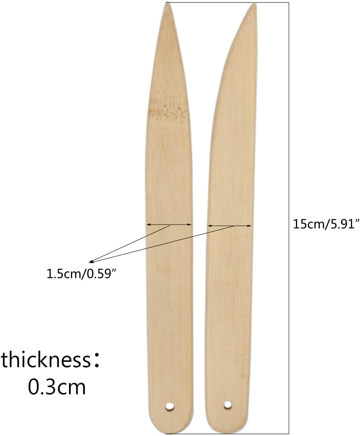 1 Set Bamboo Point Tuner Seam Creaser Creases Sewing Tool for Patchwork Crimping Seam Presser Tool for Sewing Quilting Bamboo Point Turner for Sewing, Sewing Seam Rippers, Sewing Tools