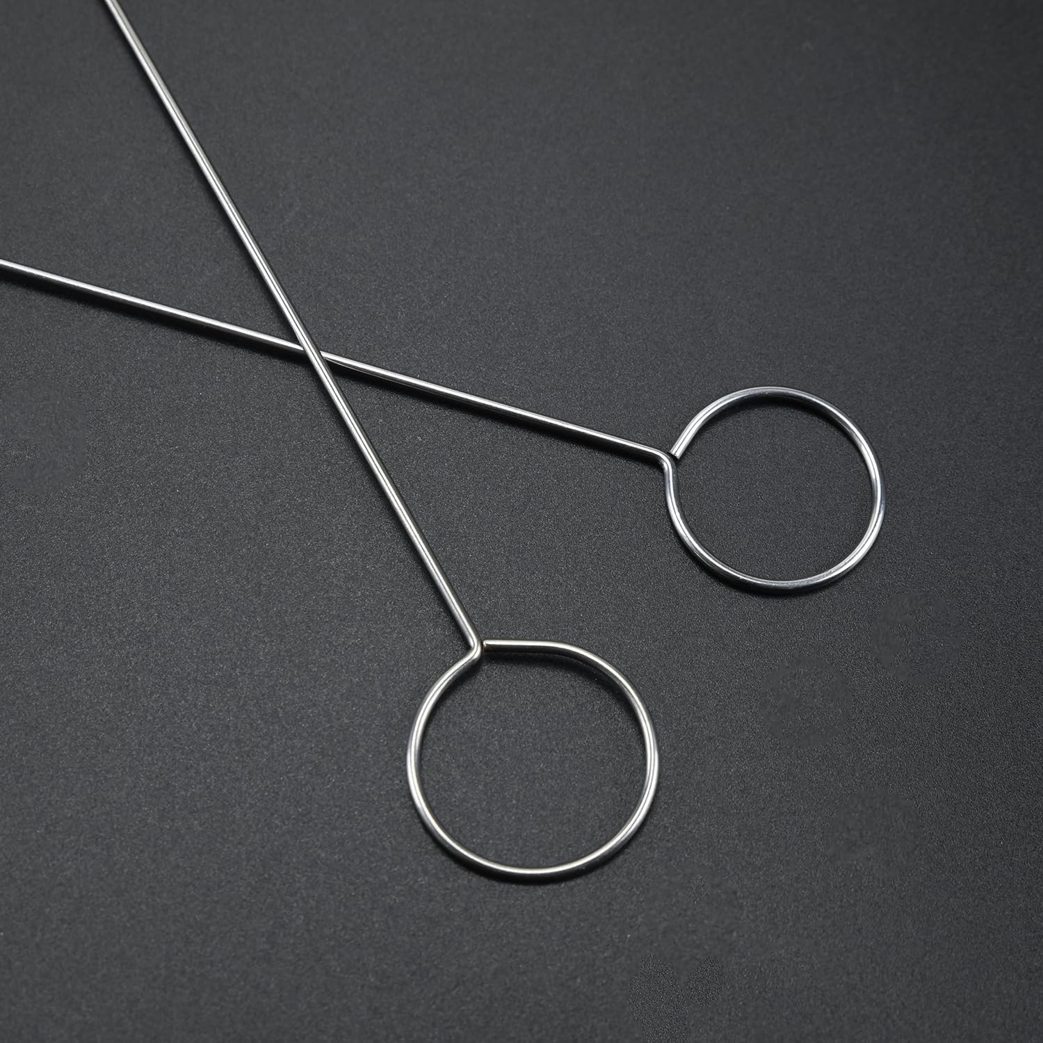 Alternative view of 2 PCS Loop Turner Hook with Latch, 10.4" & 7" Stainless Steel Sewing Loop Turner Hook with Latch, Sewing Accessories and Tools, DIY Knitting Accessories, Sewing Concepts