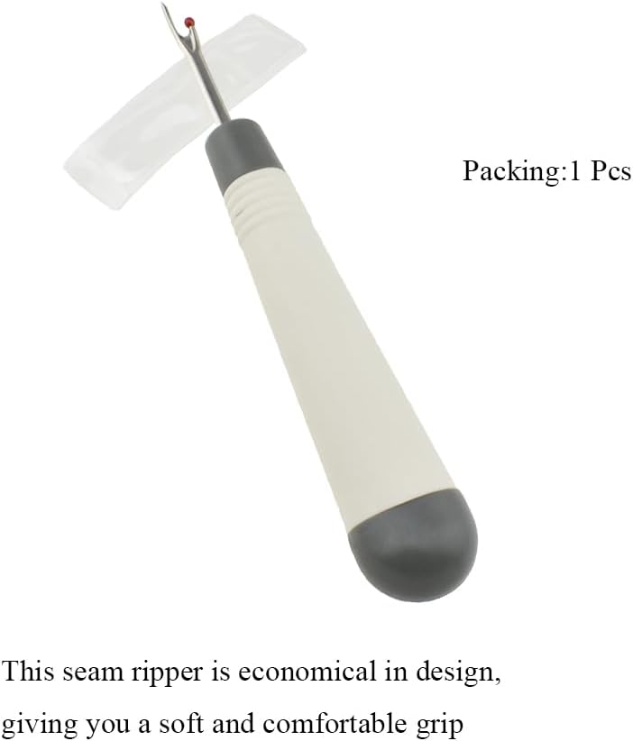 Alternative view of HAHIYO 5Inches 1PCs Grey Seam Ripper Ergonomic Grip Thread Stitch Remover Tool Sewing Stitch Cutter Thread Ripper Unpicker Sewing Accessory&Supply for Crafting Notions Quilting Sewing Hem