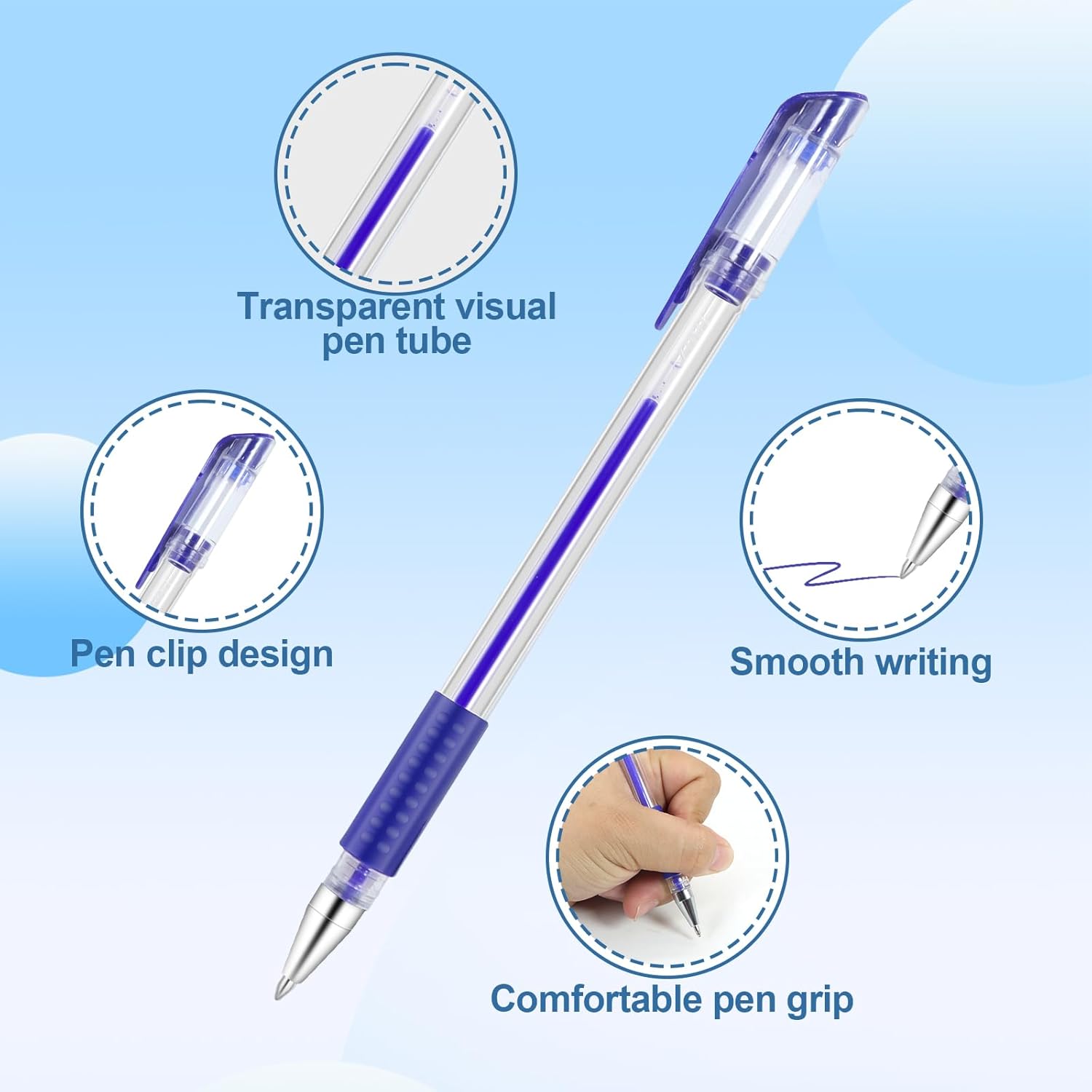 Alternative view of Heated Erasable Fabric Marking Pens for Sewing – 4 Colors Tailor Marking Pens with 20 Refills, Professional Tool for Quilting, Embroidery & Dressmaking (Adult Use)