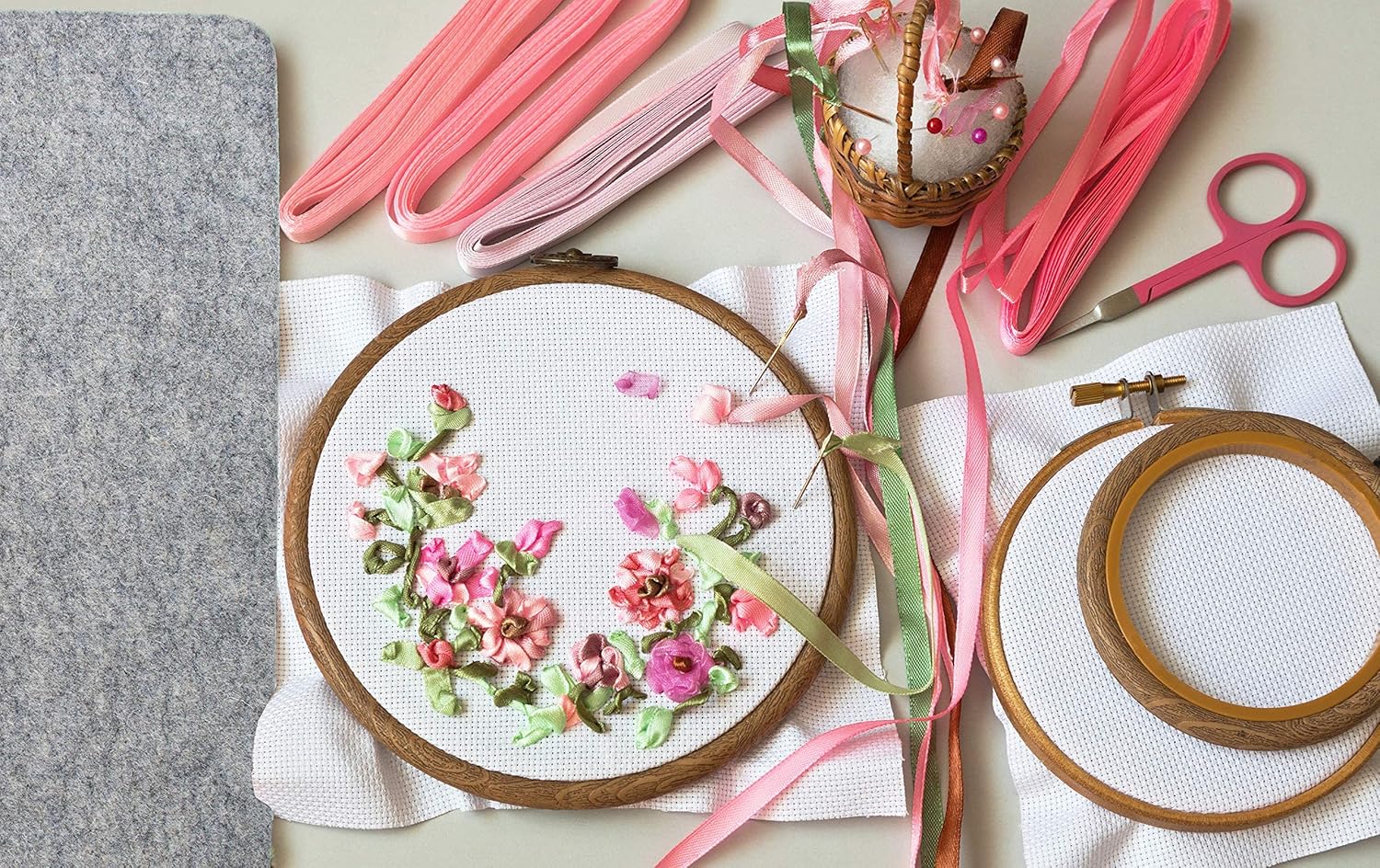 Alternative view of 100% New Zealand Wool Pressing Mat for Quilting - Best Portable Wool Ironing Mat for Quilters - Includes Travel Bag, Cutting Mat, Iron Rest & Sewing Accessories and Supplies - 13.5"x17"x0.5" Iron Mat