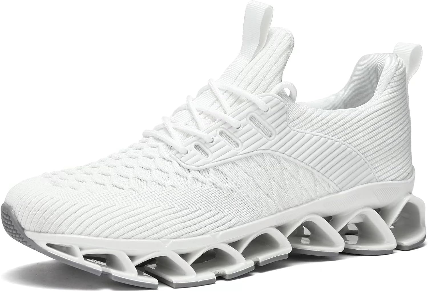 Men's Slip on Walking Running Shoes Blade Tennis Casual Fashion Sneakers Comfort Non Slip Work Sport Athletic Trainer