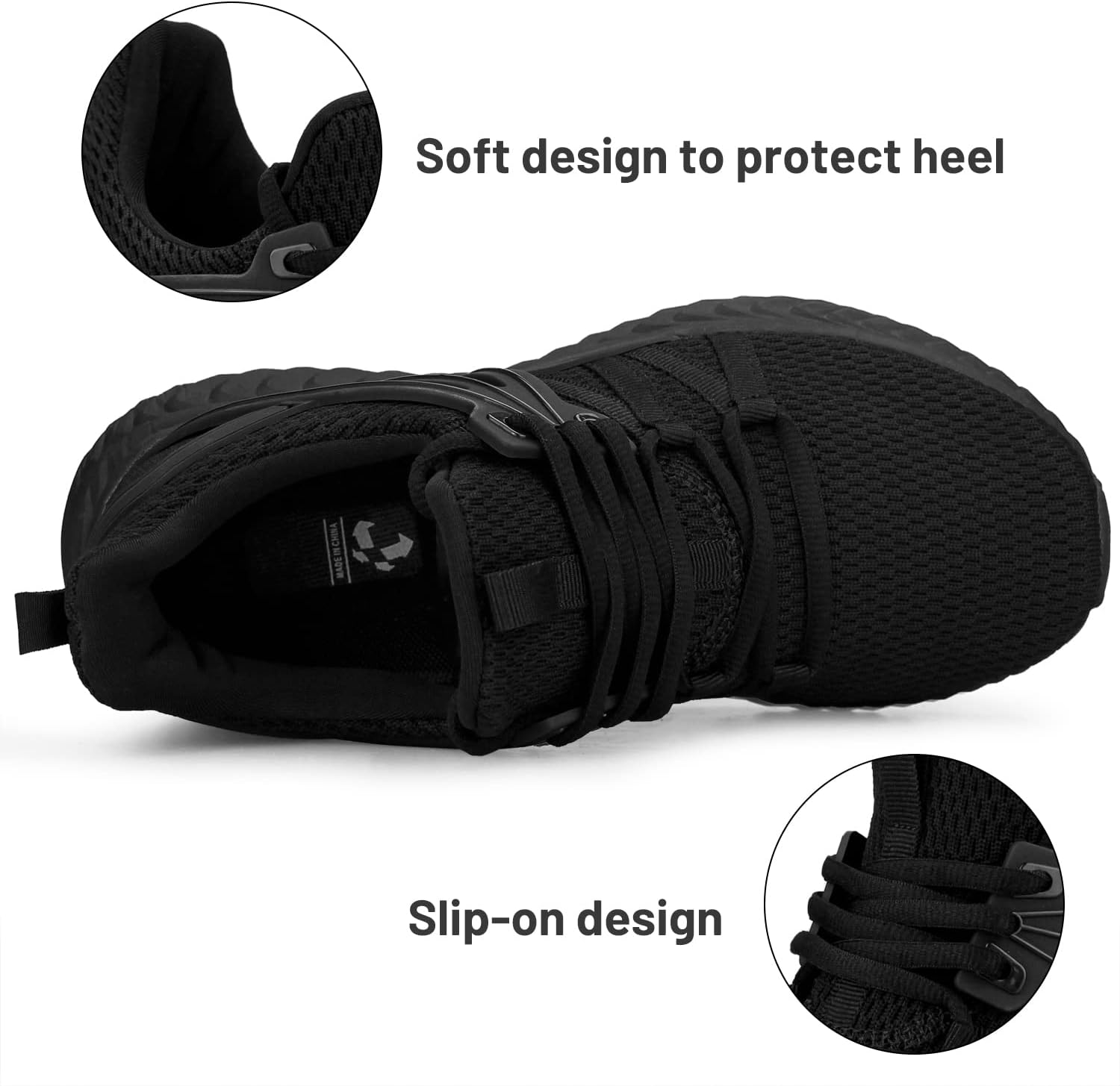 Alternative view of Abboos Womens Slip On Sneakers Women Walking Tennis Shoes Lightweight Casual Sneakers for Gym Travel Work