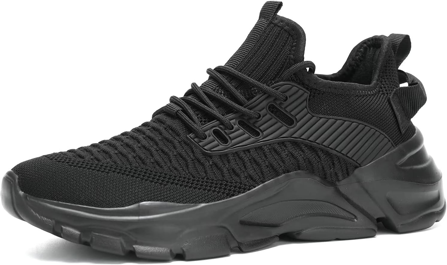 Srenket Men's Running Shoes, Non Slip, Breathable, Lightweight Fashion Sneakers, Slip Resistant Athletic Sports Walking Gym Work Shoes