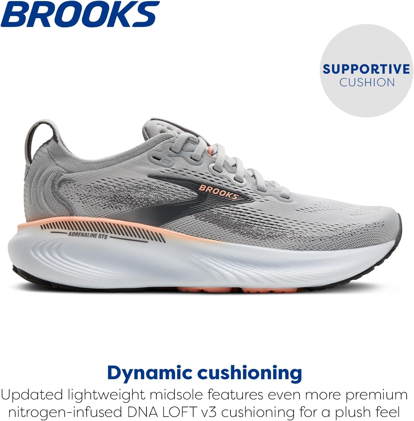 Brooks Womenu2019s Adrenaline GTS 25 Supportive Running & Walking Shoe