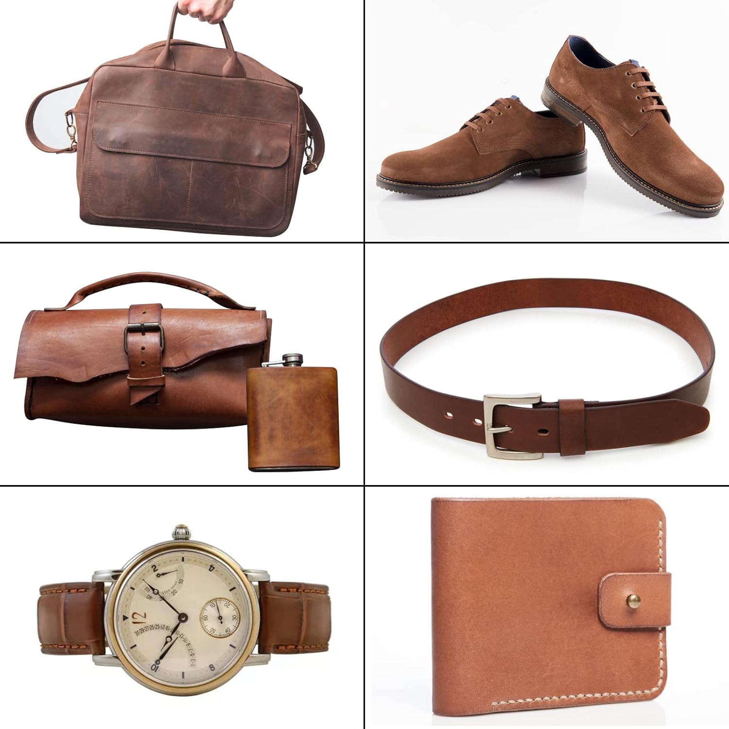 Genuine Leather Tooling Sheets 1.8-2.0MM Thick Genuine Top Full Grain Oil Tan Crazy Horse Cowhide Leather Sheets for Crafts Tooling Sewing Wallet Earring Hobby (Dark Brown, 8"x12") - Image 4