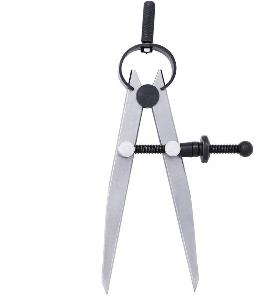 Brccee AC Leathers DIY Adjustable Edge Creaser Wing Divider,Rotating Craft Tool Leathercraft Compasses, Compass Drawing Tool (4 Inch) - Image 3