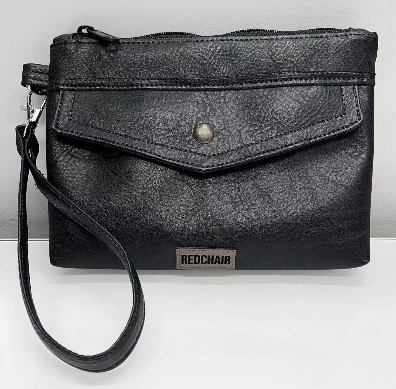 Faux Leather Fabric, Soft Synthetic PU Fabric Material, Thick Durable Synthetic Repholstery Leather Vinyl, Soft Touch Distressed DIY Crafts, Upholstery - Individual 1 Yards Cut 36" x 54"- Black