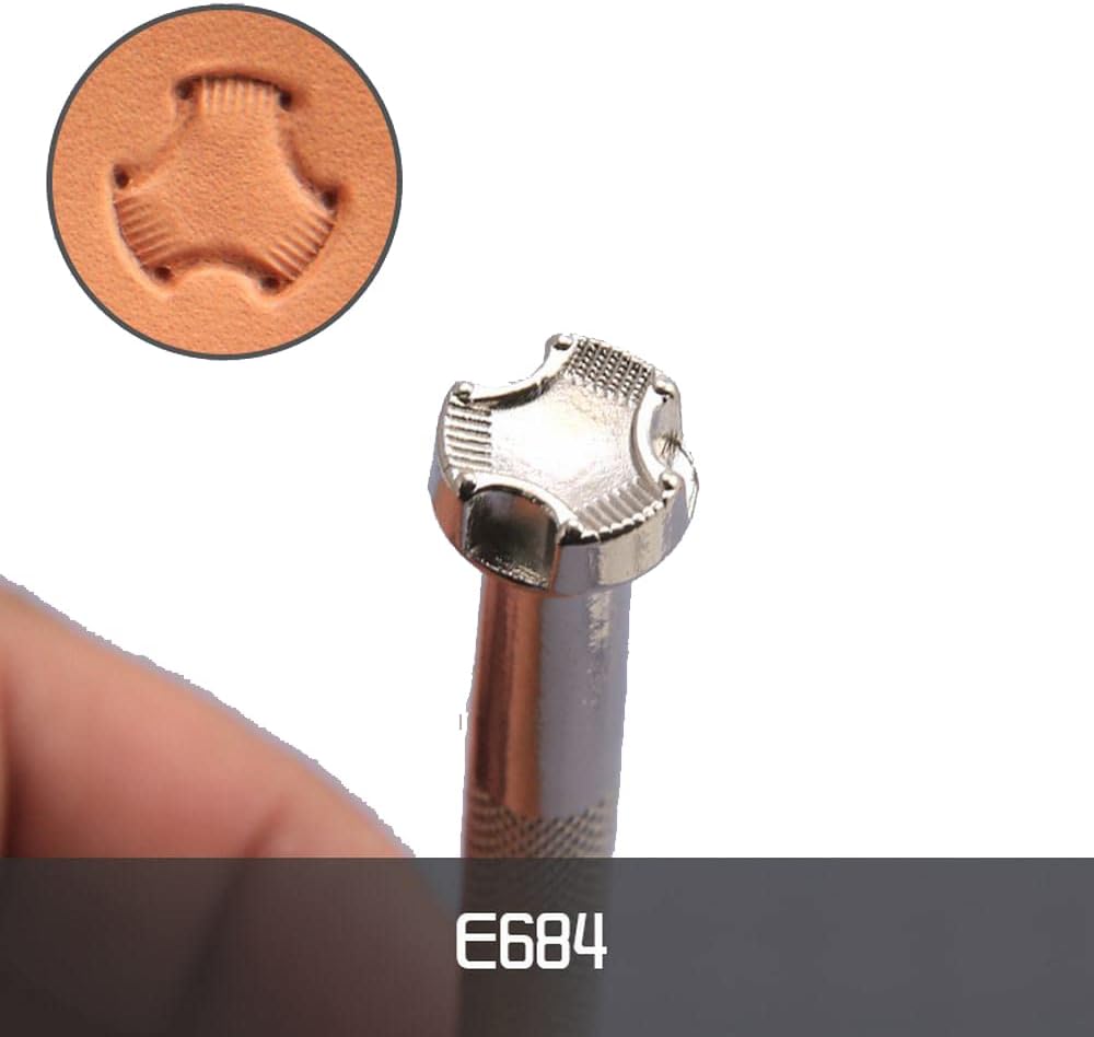 PANSHIYON Leather Stamps,3 Pack Professional Leather Stamping Tools for Craft Working