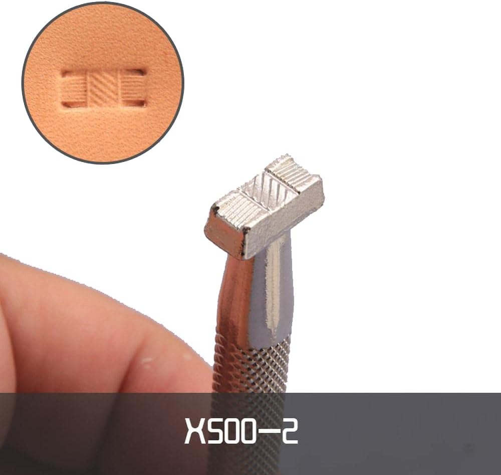 PANSHIYON Leather Stamps,3 Pack Professional Leather Stamping Tools for Craft Working - Image 3