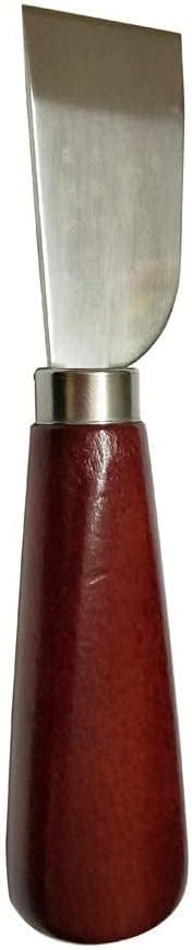 Alternative view of DUJISO Leather Working Knife with Wooden Handle - DIY Leathercraft Cutting