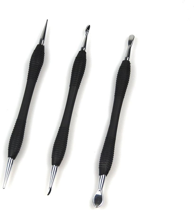 OWDEN 3Pcs. Leathercraft Modeling Tools,(3Pcs Sizes:S,M,L) Leather Carving Modeling Tools kit. - Image 5