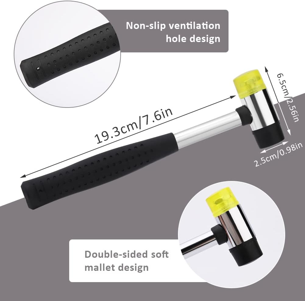71 PCS Leather Stamping Tools, with 68 PCS Letters, Numbers and Patterns, 2 PCS Punch Tools, Leather Stamp Set for Leather Working