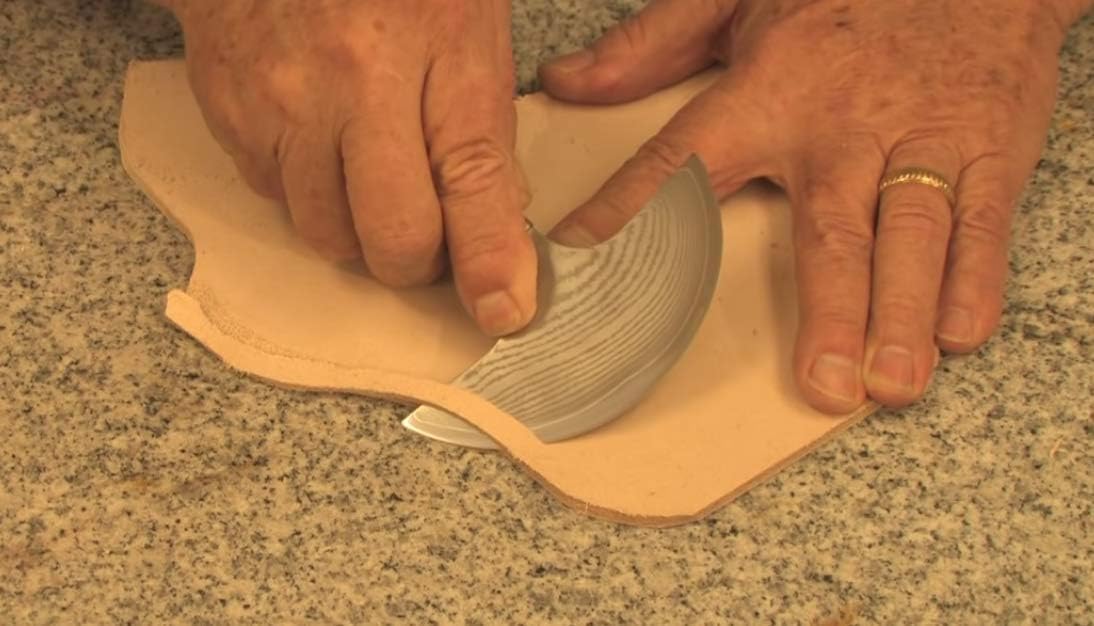 Tandy Leather Al Stohlman Brand Round Leathercraft Knife.