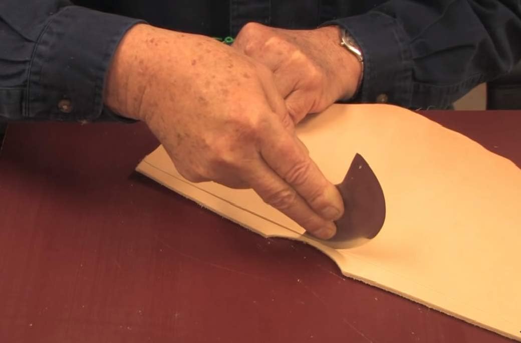 Tandy Leather Al Stohlman Brand Round Leathercraft Knife. - Image 3